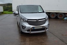 Pare-Buffle Pour Vauxhall Opel Vivaro 2014 - 2019 Coup Menton Bas un Barre Inox
