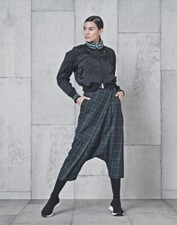 HIGH Exceptionnel blouson d'aviateur court rembourré HIGH USE by Claire Campbell