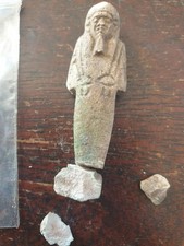 AMULETTE EGYPTIENNE OUCHEBTI OLD EGYPTIAN AMULET ANCIENNE COLLECTION DANS L ETAT