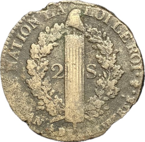 F0306 france sols 1792 - france, :