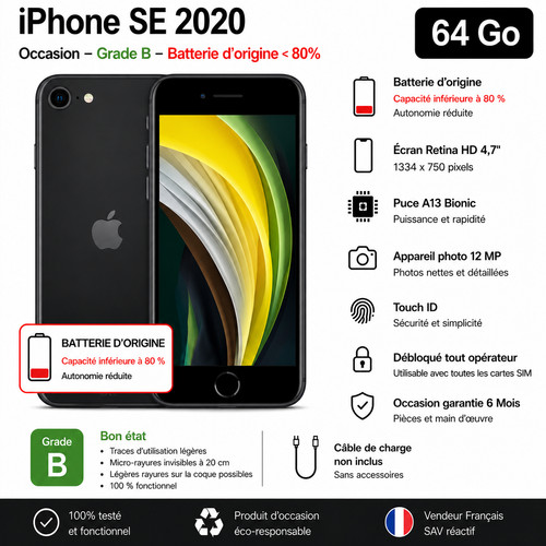 Grade apple iphone - +,