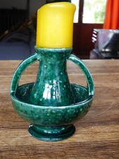 bougeoir en terre cuite