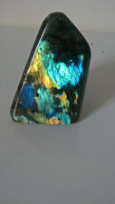 445g  BLOC A POSER LABRADORITE Madagascar Massage Lithothérapie pierre 