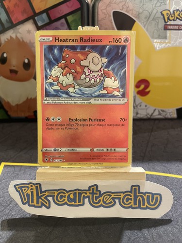 Carte pokémon heatran radieux - pokémon,