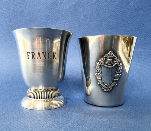 Verres gobelet métal - gobelet, en