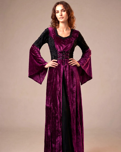 Robe velours gothique - velours,