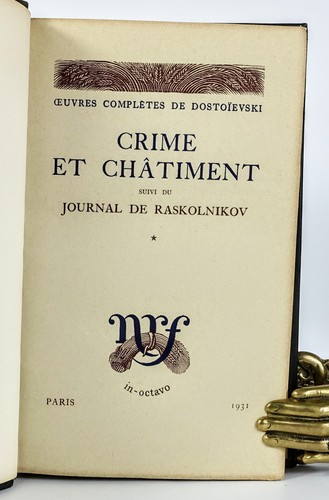 Dostoïevski crime et - dostoÏevski,