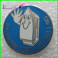 Pin's ROWENTA Cordon garantie 50 ans un fer à repasser blanc  #70