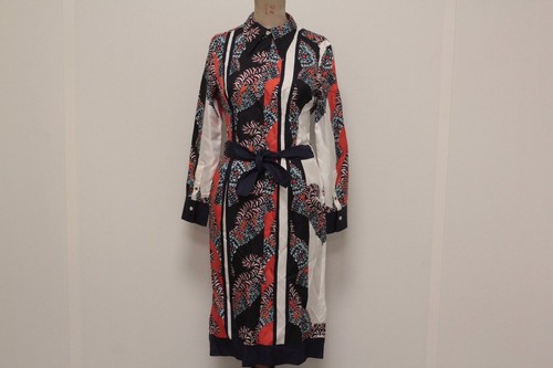 Hermes robe soie dragons - robe, t36