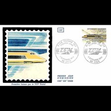 CEF soie - La rame postale TGV