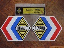 RENAULT 8 R8 Gordini grands écussons stickers autocollants originaux