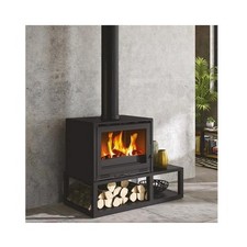 godin poêle à bois fonte 10kw noir 411109NOIR beaupre