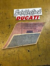 1 autocollant 066085245 Sticker Ducati 500 ph sl 1981 Pantah superieur droit