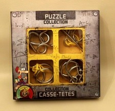 Coffret de 4 casse-tête en métal