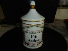 Pot à Pharmacie Metadier pil anders porcelaines de limoges 