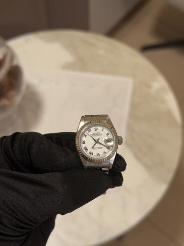 Rolex datejust white roman - rolex,