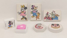 Rare Disney Eraser Lot Vintage