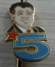 RARE PIN'S MEDIA TELEVISION CHAINE TV LA CINQ JEAN CLAUDE BOURRET EGF