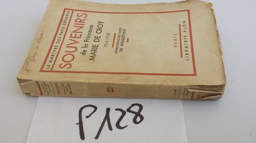 P128 ancien livre souvenirs - ancien,