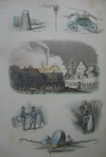 Gravure Pompiers Soldat du Feu