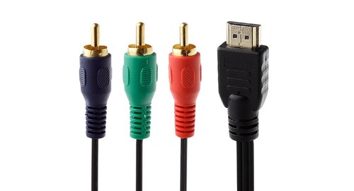 Câble hdmi vers 3fois - hdmi,
