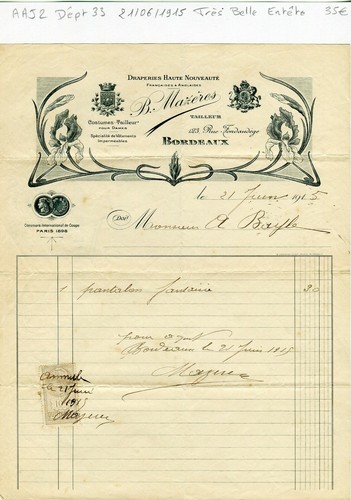 Dépt bordeaux 123 - bordeaux, rue