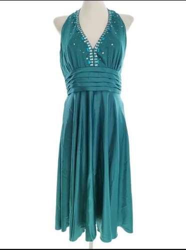 Robe femme turquoise polyester