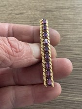 Ancienne broche en plaqué or