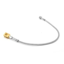 Brake Hose Kit, Front, Stainless Steel, Drum; 66-71 Jeep CJ/Commando