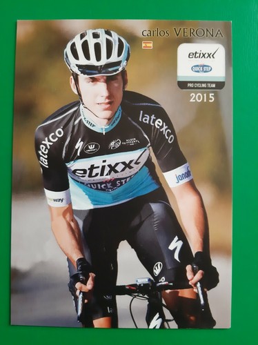 Cyclisme carte cycliste carlos - cyclisme,