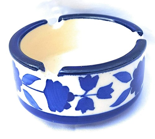 Cendrier céramique floral - cendrier,