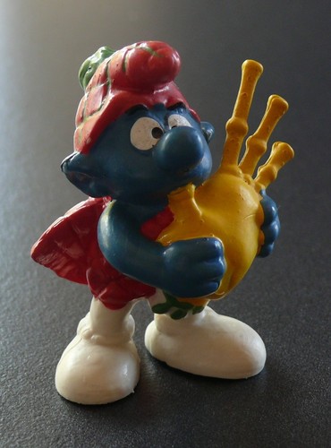 Figurine schtroumpf écossais - schtroumpf,