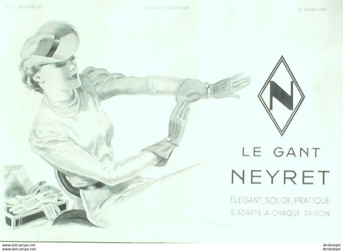 Publicite lingerie neyret - lingerie, 1933
