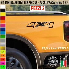 Kit 2 autocollants 4x4 OFF ROAD pick-up tout-terrain SUV universel cod.2414