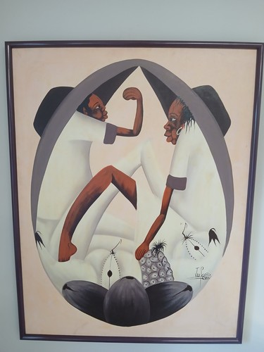 Signed jules naif folk - signed, art