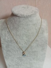 collier ancien aigue-marine longeur 23 cm fermé