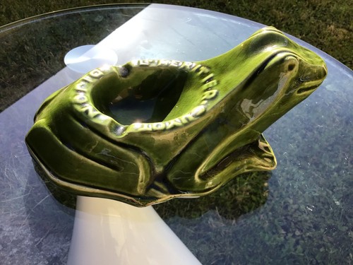 Ancien cendrier grenouille - cendrier,