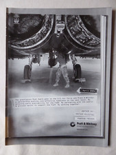 10/2005 PUB PRATT & WHITNEY F100 ENGINES F-15 EAGLE US AIR FORCE ORIGINAL AD