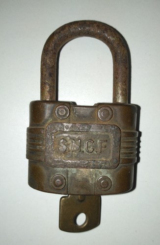 Ancien cadenas clef - ancien, sncf
