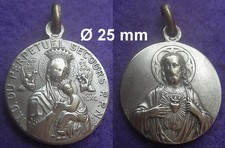 ancienne MEDAILLE NOTRE DAME DU PERPETUEL SECOURS / SACRE COEUR DE JESUS