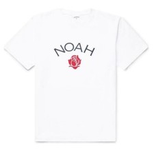 Noah NY Rose Core Logo Tshirt Sz M Brand New White Sz M Supreme Box Logo