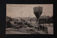 Carte Postale Ancienne Rhône : Tarare, Gare du C. F. B.