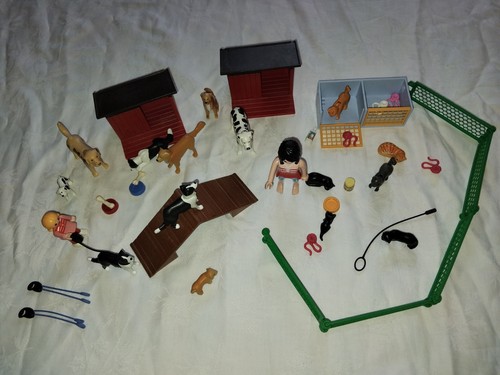 Playmobil ville maison - maison, chiens