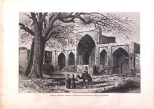 Gravure (vers 1860) : Tombeau