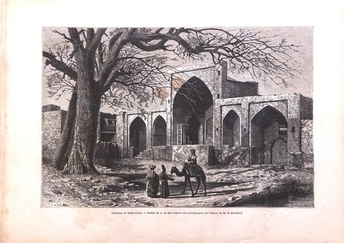 Gravure tombeau - gravure, 1860)