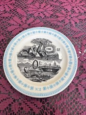 ASSIETTE GIEN A MIGNARDISES OU À PAIN RÉBUS