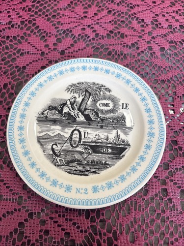 Assiette gien mignardises ou - assiette, a