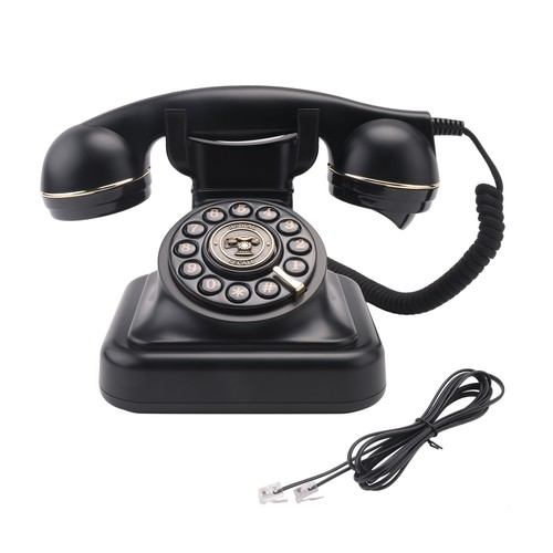 Téléphone fixe rétro - téléphone,