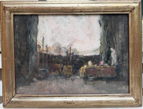 Tableau ancien jules brouwers - tableau,