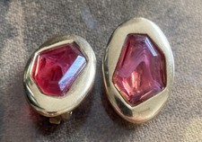 Boucles D’oreille Bo Clips Vintage 80´S Couture No Dior Ysl Italie Vintage